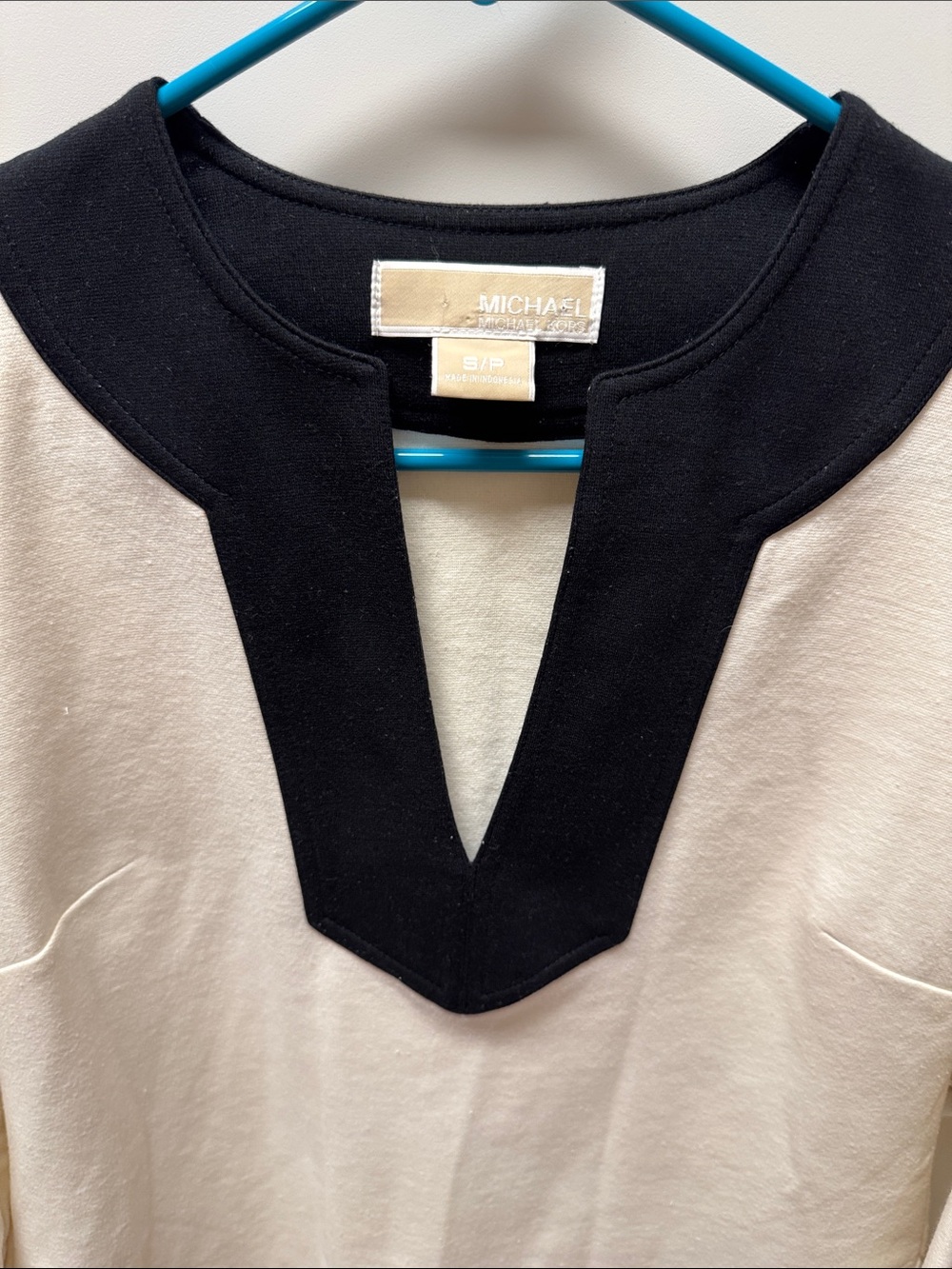 Y2K Michael Kors Black and White Long Sleeves Dress, Retro - Picture 4 of 5